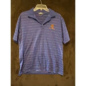The Open Golf Polo Shirt 151st Royal Liverpool Striped Cotton‎ Filo di Scozia